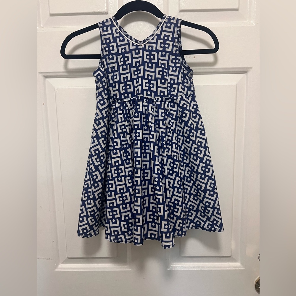 Marni Blue and White Casual Dress